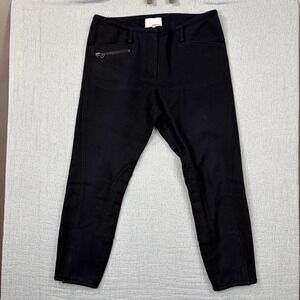 Black 3.1 Phillip Lim Riding Trousers Ankle Pants Size 10